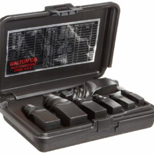 Walton 50207 7 Piece Pipe (NPT) Stud & Screw Extractor Set