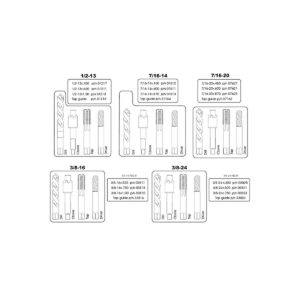 Time-Sert 3771 10-32 - 1/2-13 Mega Master Inch Thread Repair Kit - Image 4