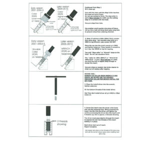 Time-Sert 5000 M10 x 1.25 2 Style Duramax 6.6L Glow Plug Thread Repair Kit - Image 3